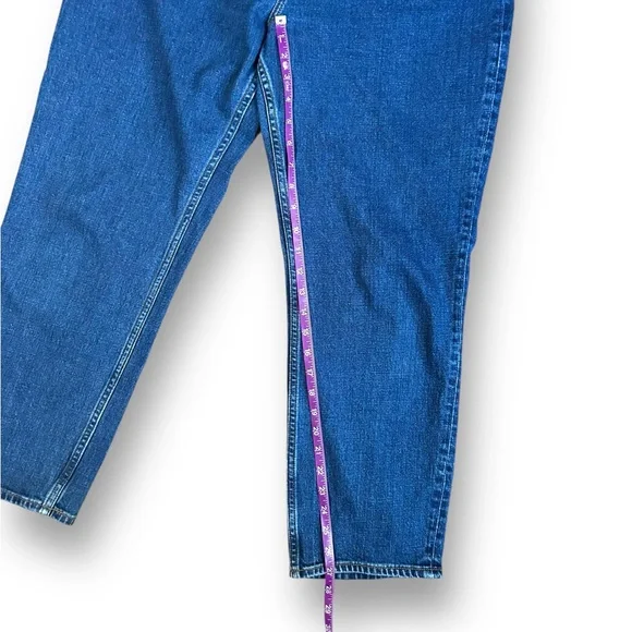 Abercrombie & Fitch Women's High Rise Jeans - Dark Blue - Picture 11 of 16